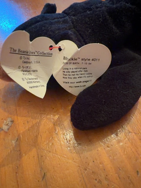 Beanie Baby Blackie