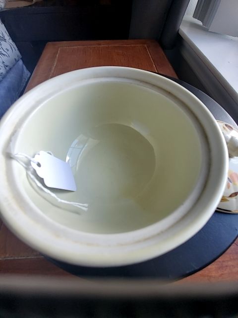 Autumn leaf Halls superior china Covered grease jar