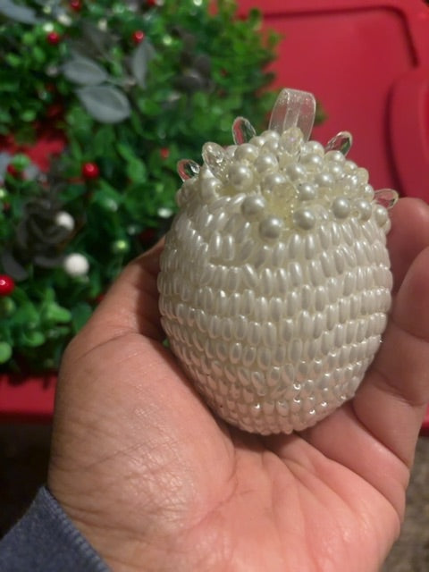 Pearl / Crystal ornament
