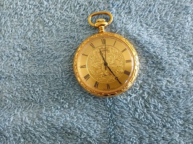 GOLD Colibri Working Pocket Watch, 16