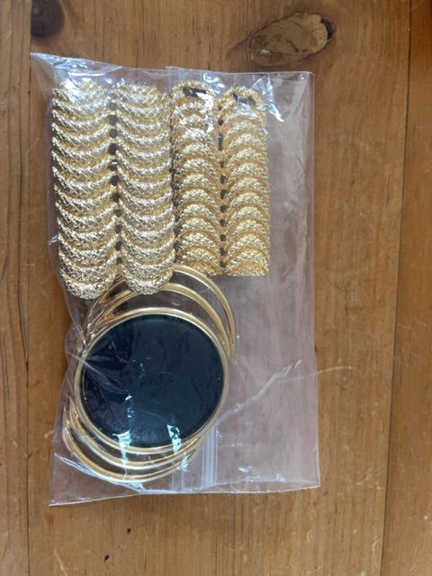 80s belt buckle (set of 2)