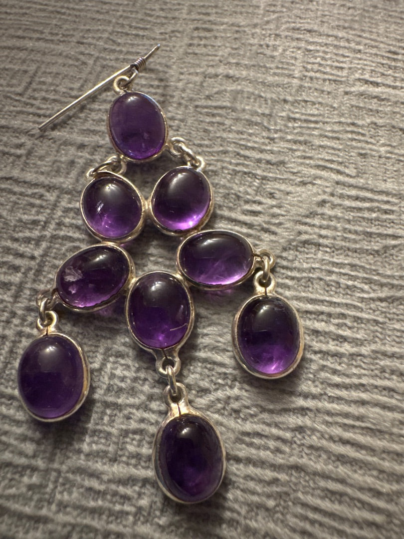 Amethyst earrings