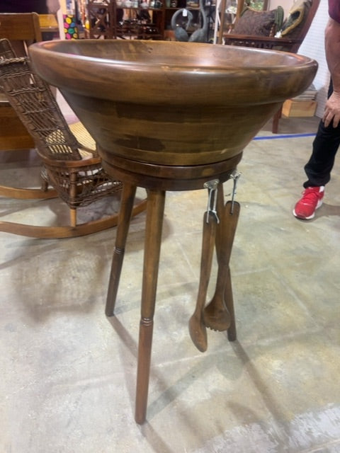 Rosewood salad bowl