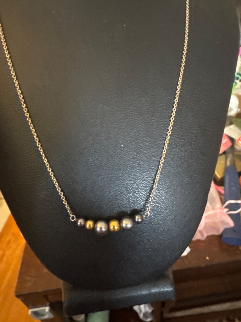 Blue Beaded Necklace