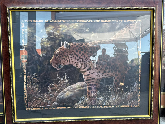 Leopard painting, Large