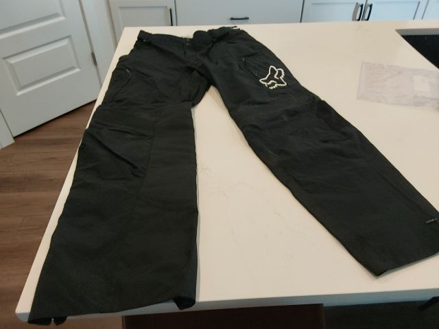 Black FOX Womens motorcycle pants, 11 / 12