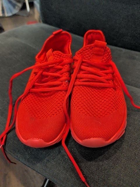 Red Sneakers Size 39