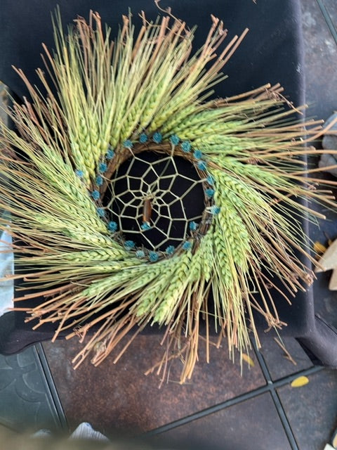 Wheat dream catcher