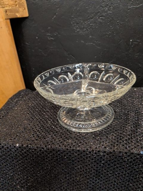 Footed Divided Dish