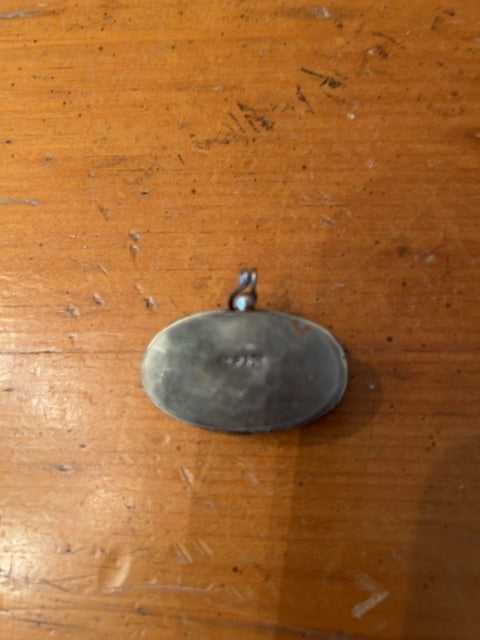 Vintage abalone pillbox