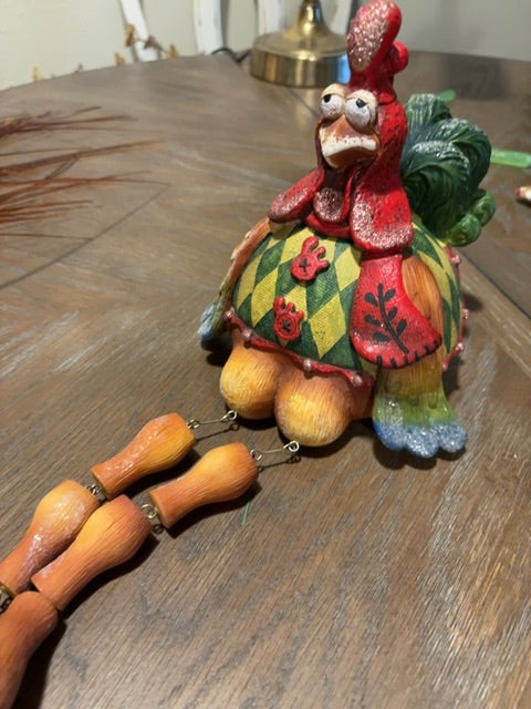 Multi Humor Dangle Leg Bird Figurine
