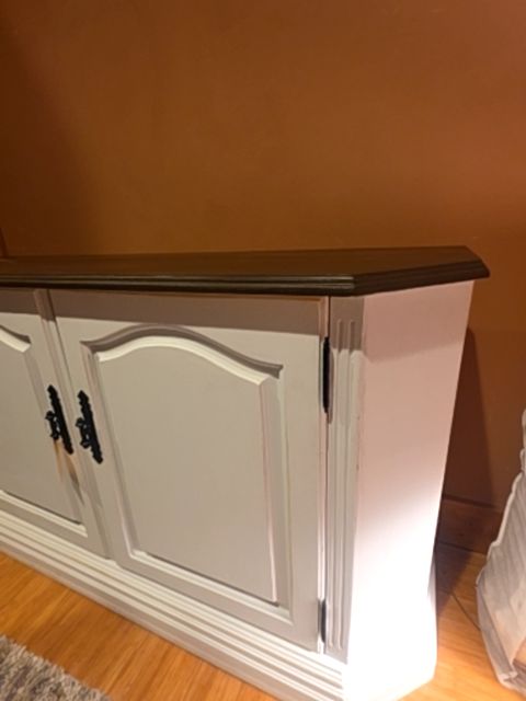 Vintage sideboard, 14"x49" & 29" tall