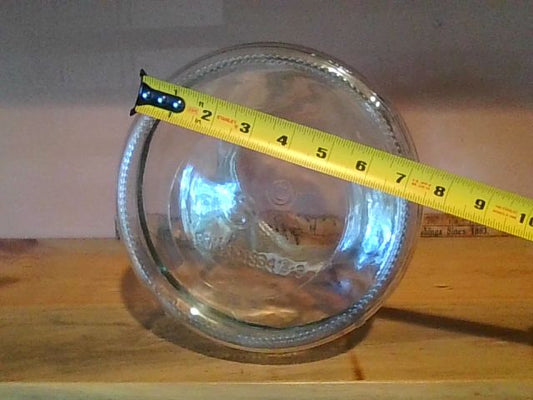 Clear Glass S Copyright 201330483418 vintage large glass vase