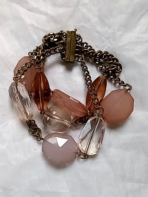 Pink Chunky bead bracelet