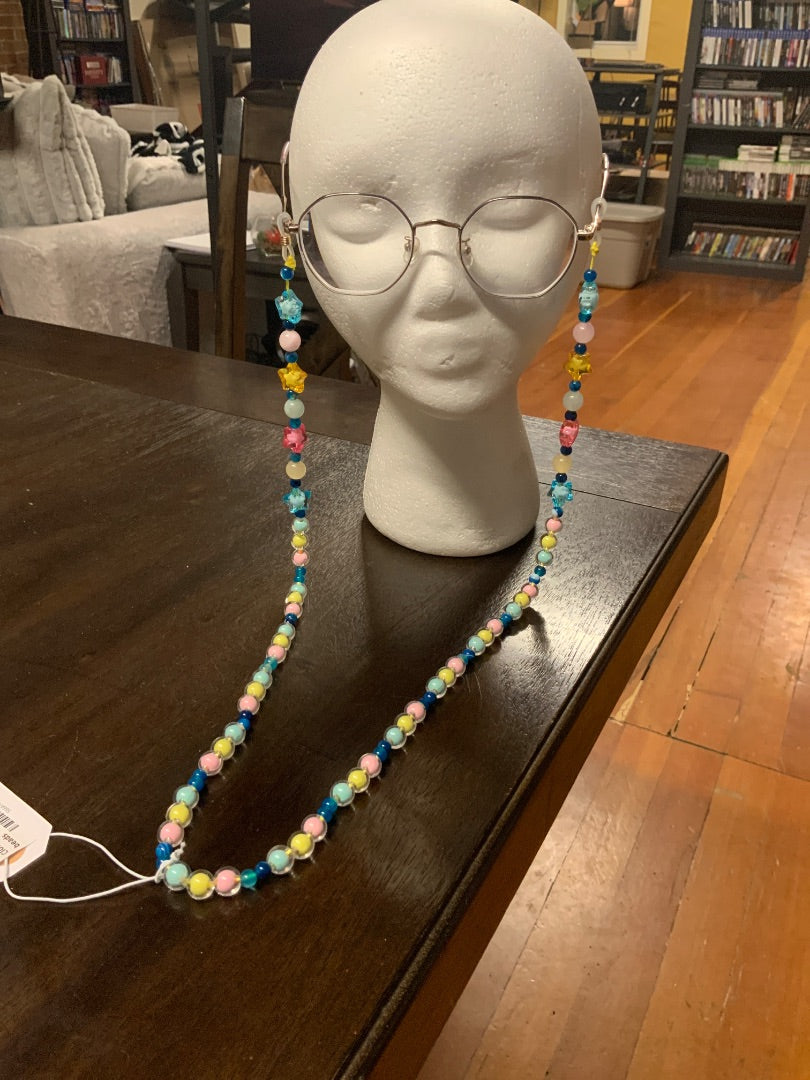Hand Made Clown Inspired Glasses Chain