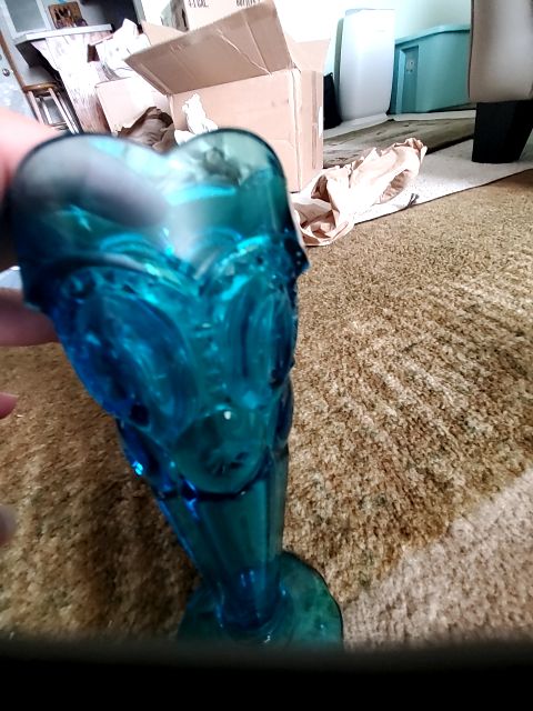LE Smith moons and stars bud vase AS IS