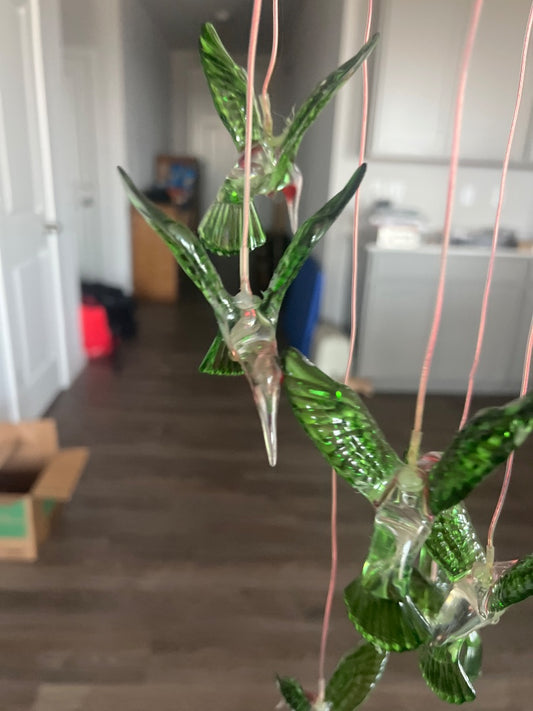 Solar, hummingbird wind, chime