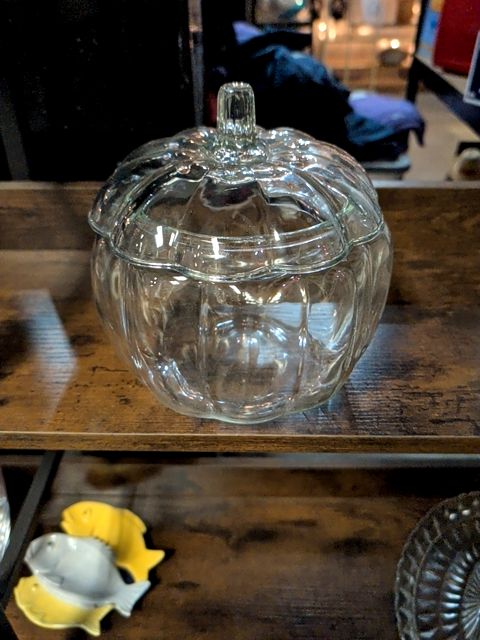 Clear Pumpkin canister