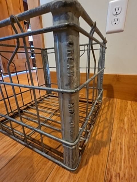 Vintage milk crate