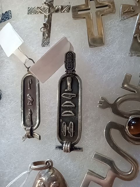 Symbolism sterling pendant