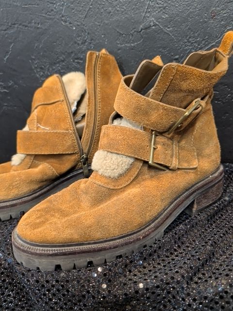 Brown PAIGE Boots, 8.5