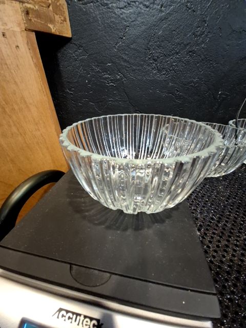 Clear Glass Bowls, Set of 4, 5"