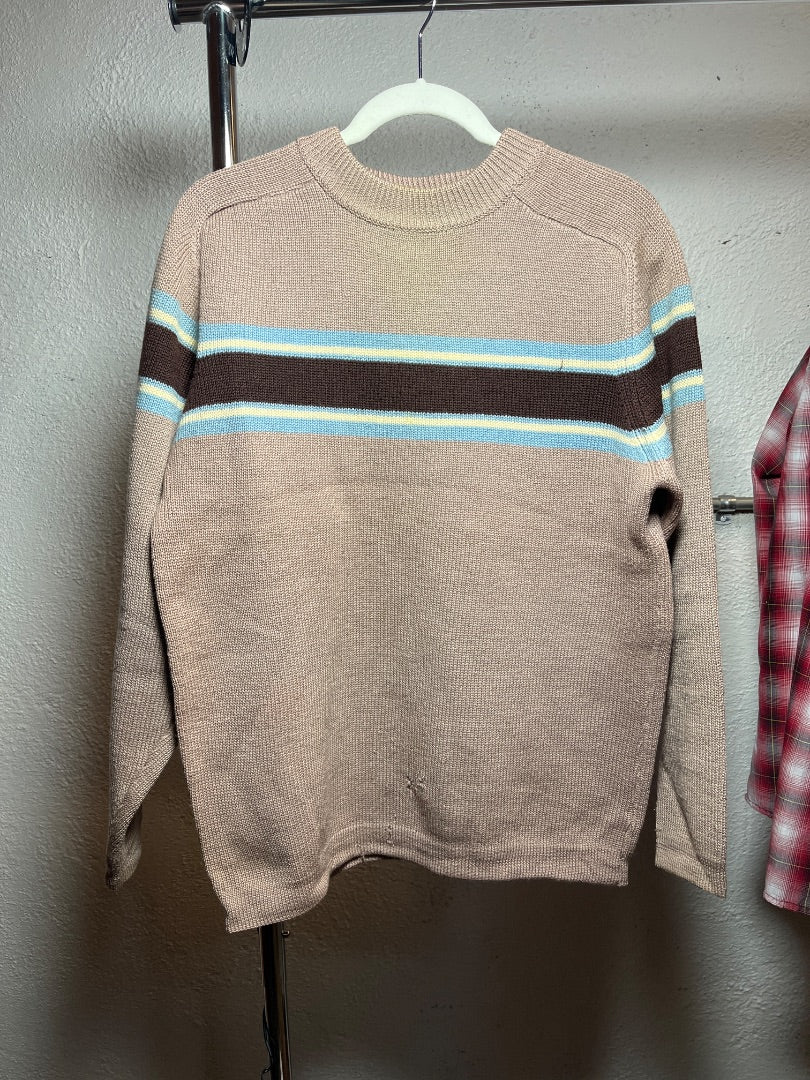 Men’s Wool Preppy Sweater As-Is, L