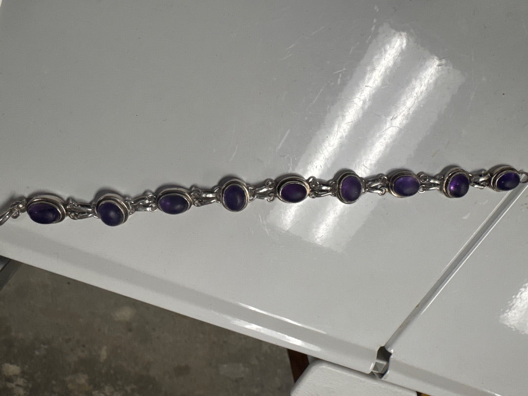 925 Amethyst Bracelet