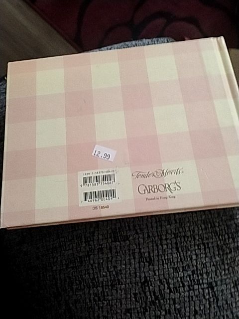 Light pink & off white Garborg's Guest Book