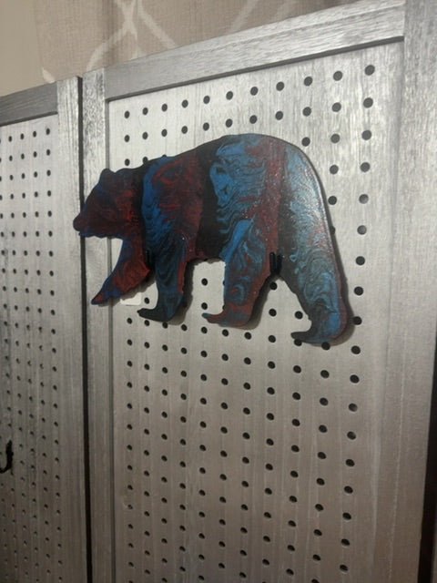 Multiple colors Luminous Creations Bear, 8 inches x 14 inches