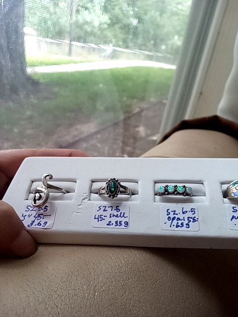 Sterling silver Vintage Ring, 7.5