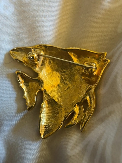 Angel fish brooch