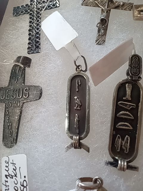Symbolism sterling pendant