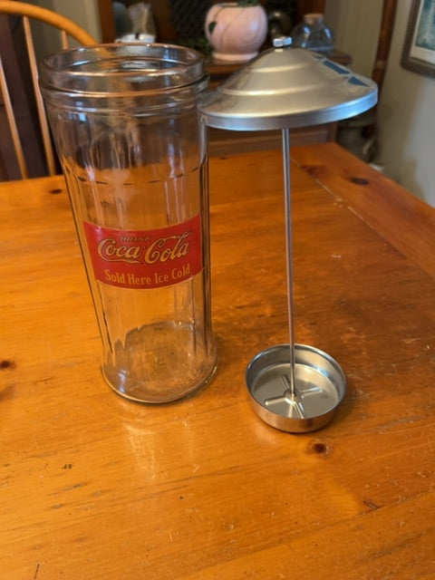 Vintage coca-Cola straw dispenser