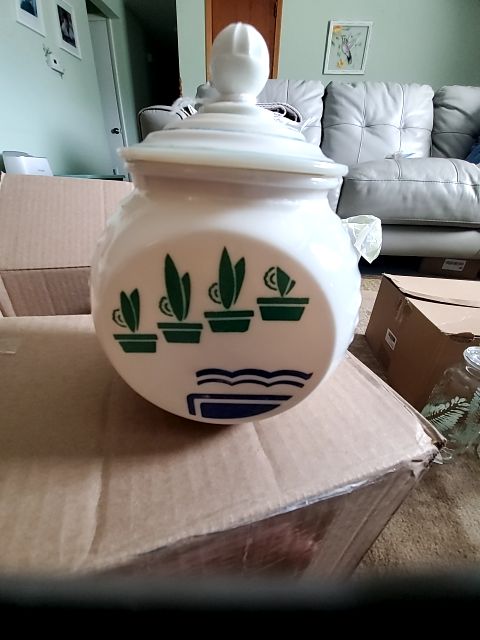 Anchor Hocking vitrock grease canister
