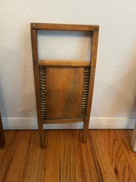 Vintage Wooden Wash Board