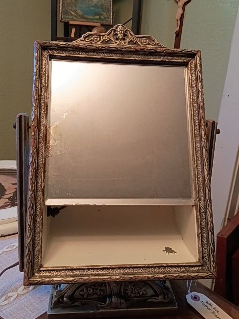Vintage Facealite tilt mirror 10 x 14