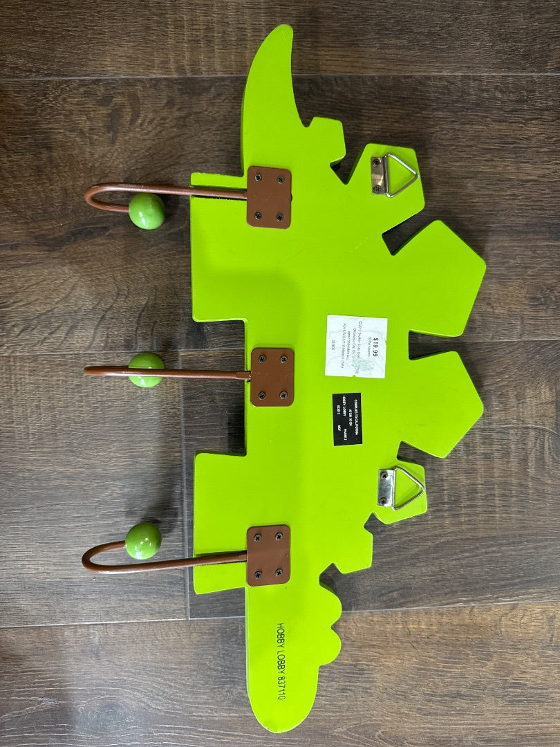 Green Hobby Lobby Dinosaur Wall Hooks
