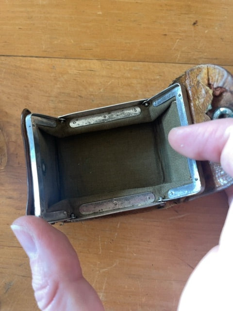 Leather coin purse (as-is)