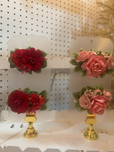 Floral mini piggies