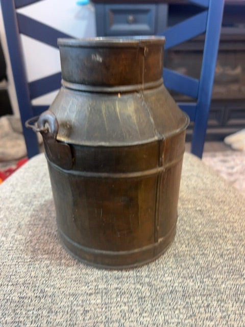 Bronze milk can
