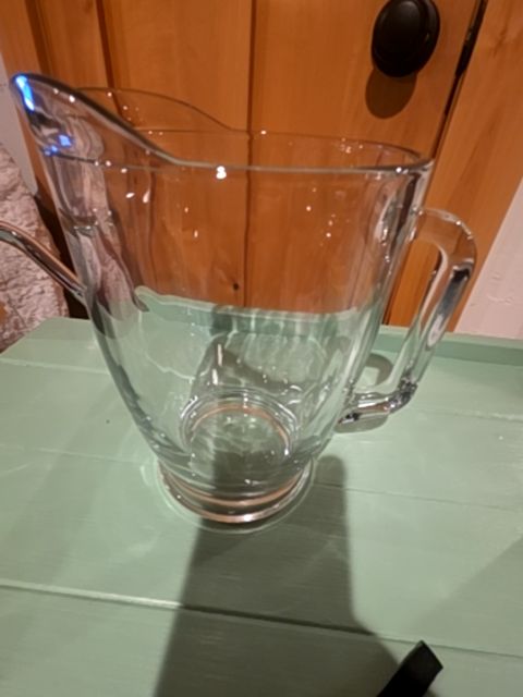 Glass pitcher
