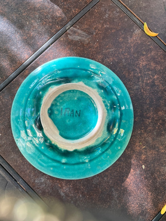 Iranian Kashan pottery bowl