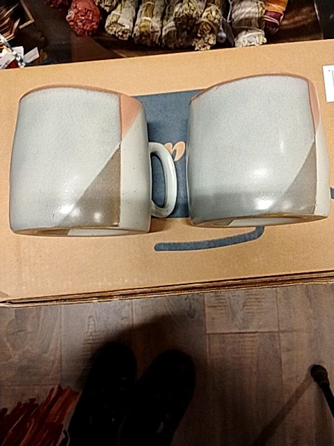 Grey, Tan, Brown Hearth & Home Hearth & Hand Mug Set