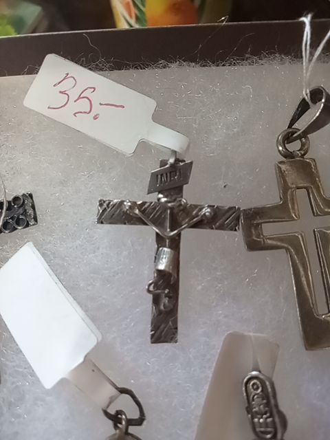 Sterling wire cross handmade