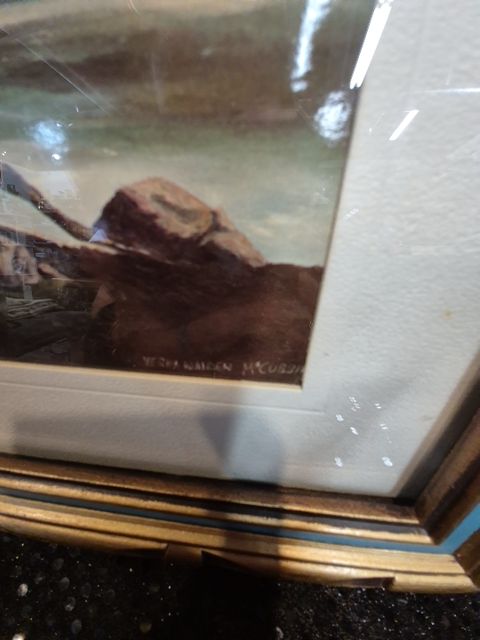 Vintage Verna McCubbin Monterey Bay Cypress Tree, 15" × 12"