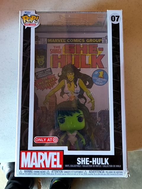 Funko She-Hulk comic covers