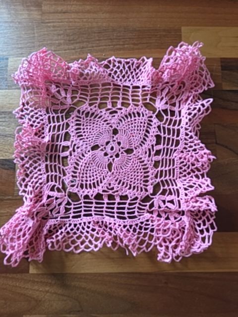 Antique Doily Pink