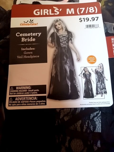 New Halloween cemetery bride costume, 7/8