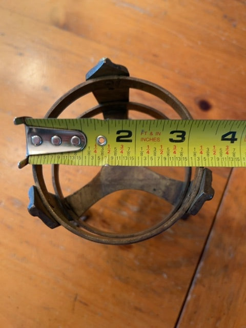 Vintage Brass Plant Holder with Claw Feet